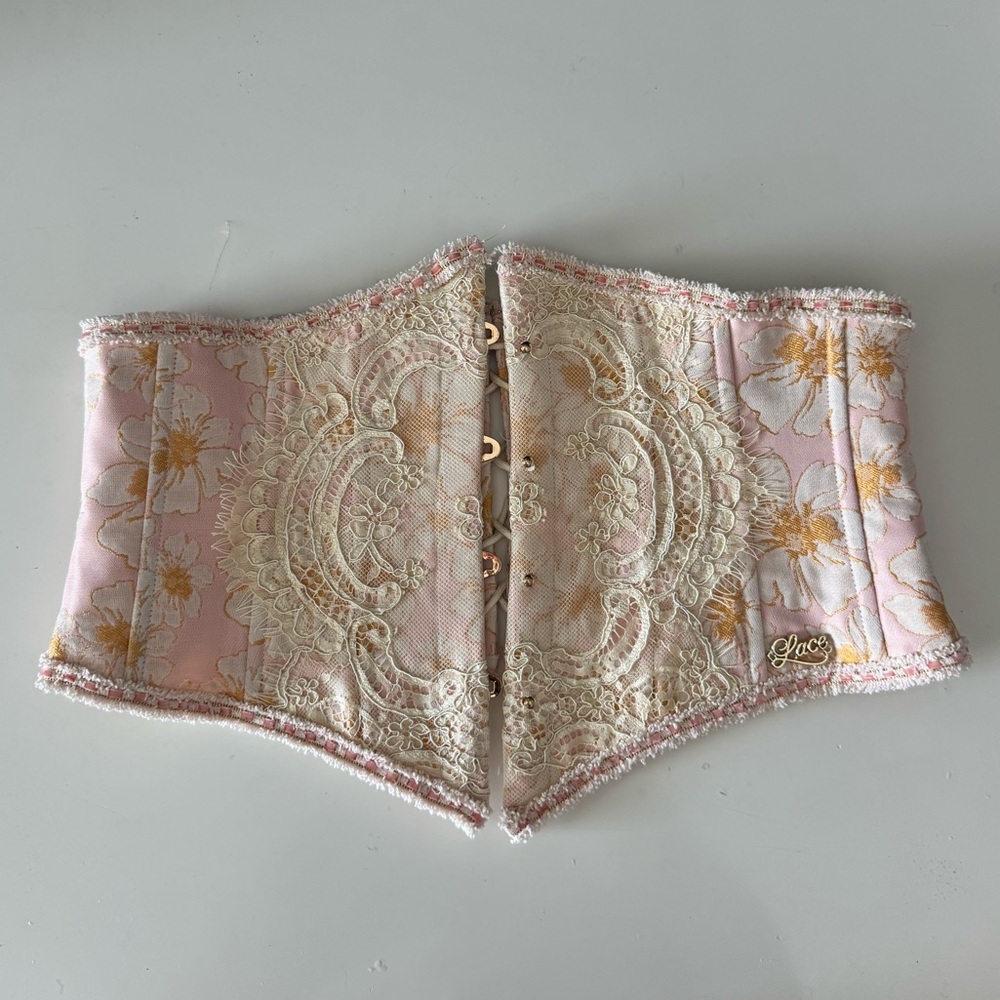 Lacemade Coquette Pink Corset L